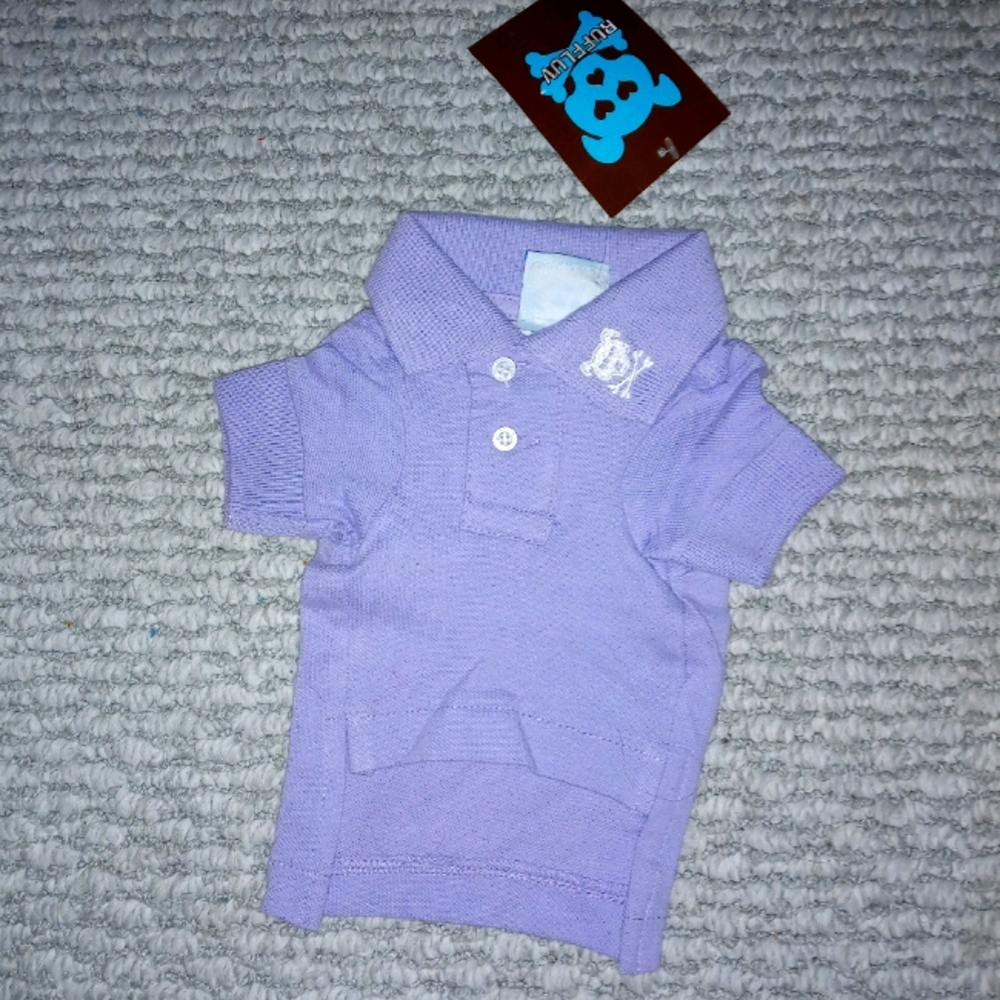 NWT RuffLuv Dog Polo Shirt
